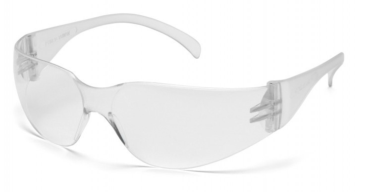 Intruder® Frameless Safety Glasses with Clear Lens - Safety Eyewear